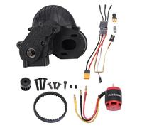 Kit combinato di motore brushless outrunner da 2250 kV e ESC da 80 A con riduttore, compatibile con il crawler RC Axial SCX10 1/10, cavi già saldati e supporto per la messa a punto