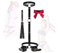 Kit combinato per la cura assistita dei polsi, pelle nera