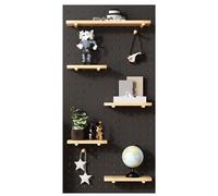 Kit combinato per pannelli forati, espositore da parete con piccoli bastoncini di legno per l'organizzazione del garage e soluzioni di archiviazione