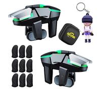 Kit combo 13 in 1 per iPhone/telefoni Android, controller di gioco per cellulari PUBG Mobile/Call of Duty/Apex (ragazza)