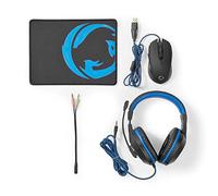 Kit da Gioco | 3-in-1 | Cuffie, Mouse e Tappetino Mouse - Gaming
