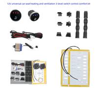 Kit comfort fodera per cuscino ventilazione riscaldamento seggiolino auto universale 12V Interruttore di controllo a 3 livelli estate inverno
