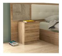 KIT COMODINO 2 CASSETTI 45X34XH47 CM ROVERE