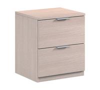 Kit Comodino 2 Cassetti 46 x 38 x 34 Rovere Chiaro Fores Habitat