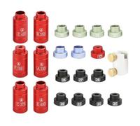 Kit comparatore per lo spazio di testa proiettile - Kit comparatore per misuratore di distanza | Strumento di misurazione per proiettili | Kit di comparatore di proiettili con 14 inserti e 6 boccole