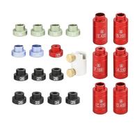 Kit Comparatore per Proiettili con 14 Inserti, Strumento di Misurazione per Lunghezza Proiettile e Spazio di Testa, Calibro di Confronto per Officina e Manutenzione Meccanica