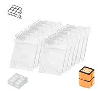 Kit Compatibile per Vorwerk Folletto VK 135 136 12 Sacchetti + 12 Profumini + 2 Filtri Griglia Motore + 2 Filtri HEPA PIESSEONLINE
