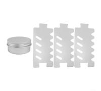 Kit compatto per parabrezza in lega di alluminio con copertura antincendio e fornello per cucinare all'aperto e controllare il fuoco (parabrezz fornello)