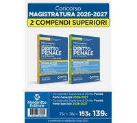 Kit compendi superiori di diritto penale. Parte generale + parte