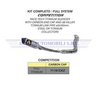71161CKZ - Scarico Completo Arrow Race-Tech Competi Titanio SUZUKI GSX-R 1000/R