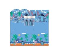 kit compleanno per 32 persone Stitch set per feste compleanno ideali per bambini cartone animato koala alieno hawaii lilo angel kit n 16