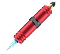 Kit Completi For Macchinette For Tatuaggi Set Di Penne For Con Alimentatore Penna Rotativa Inchiostri For Aghi A Cartuccia For Principianti Facile Da Usare(Red Set-A)