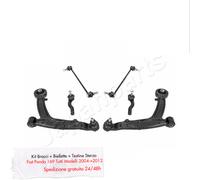 Kit Completo 2 Bracci Testine Sterzo Tiranti Biellette Anteriori Fiat Panda 169