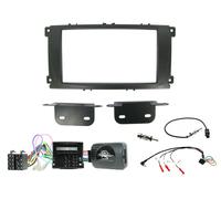 Kit completo 2 DIN Ford Focus Mondeo S-Max 2007 2012 nero con comandi volante