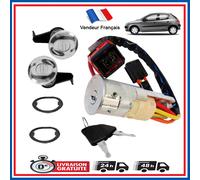 Kit Completo 2 Serrature Porta Anteriore + neiman per Peugeot 206 Di 98 A 09
