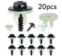 Kit Completo 20 Set Clip Viti Para Spruzzi Laterali Per Ford