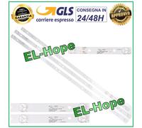 KIT COMPLETO 3 BARRE STRIP LED PER TV 39" TCL LED39C310B