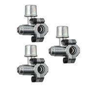 Kit Completo 3 Valvole di Servizio Linea Piercing Metallo per Ricarica Frigorife