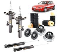 Kit Completo 4 Ammortizzatori +Tamponi + Supporti Ant/Post per Alfa Romeo 147 GT