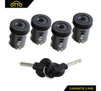 Kit Completo 4 Cilindro Serratura Porta Pinze per Citroen Jumpy Expert Scudo