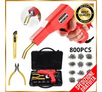 ✅Kit COMPLETO 800PCS Saldatrice Plastica riparazione AUTO MOTO Saldatore a caldo