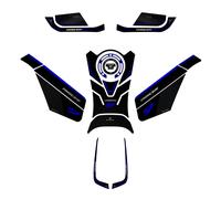 Kit Completo Adesivi 3D compatibili con Yamaha Tracer 9 GT+ 2024 Blu