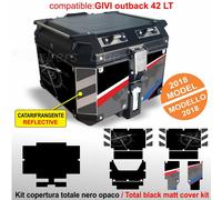 Kit COMPLETO adesivi COMPATIBILI bauletto top case GIVI 42 LT 2018 x BMW R1250GS