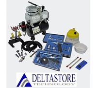 KIT COMPLETO AEROGRAFIA PROFESSIONALE PLUS DS1