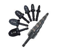Kit completo alesatore per tubi in rame 7 pezzi con funzioni di facile funzionam