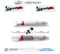 KIT COMPLETO AMMORTIZZATORI CARBONE REGOLABILI BIANCO VESPA PX 125 ARCOBALENO