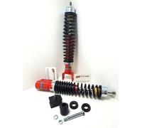 KIT COMPLETO AMMORTIZZATORI CARBONE REGOLABILI NERO-ROSSO VESPA PX 125 ARCOBALEN