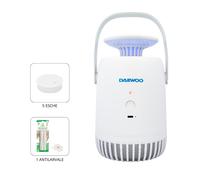Kit Completo Antizanzare Daewoo Lampada USB + Aquatain Block Antilarvale