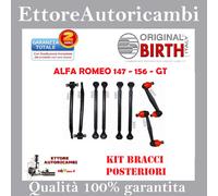 KIT COMPLETO BRACCI SOSPENSIONE POSTERIORI ORIGINAL BIRTH ALFA 147 156 GT - 8PZ