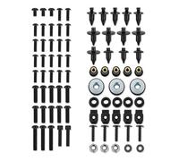 Kit Completo Bulloni E Dadi Carenatura Completa Per Y&amaha YZFR6 YZF-R6 2008 2009 2010 2011 2012 2013 2014 2015 2016 Kit bulloni carenatura(Nero)