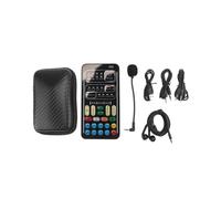 Kit Completo Cambio Voce I9 Effetti Audio Multipli Schede Audio Dal Vivo Strumento Microfono per Scheda Audio Dal Vivo Portatile