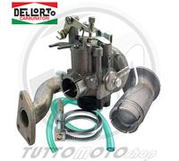 KIT COMPLETO CARBURATORE 19-19 COLLETTORE BOCCHETTONE VESPA PK 50 HP FL2