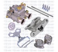 Kit completo carburatore weber 40 dcoe per fiat 500 f-l-r e 126 d'epoca
