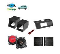 Kit Completo Casse Altoparlanti FIAT vecchia Panda pandino ’86 ’03 NERO-Tenaxo