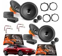 kit Completo Casse Altoparlanti Hertz DSK 165+DSK165 ANT+POST x Alfa Romeo 159