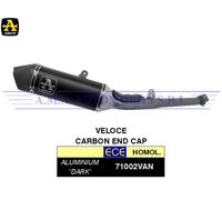 Kit completo cat. omo. con term. Veloce all. Dark Triumph STREET TRIPLE 765 2020