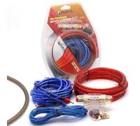 Kit Completo Cavi Audio per Auto 10GA, Set Amplificatore Cablaggio Subwoofer