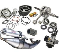 KIT COMPLETO CILINDRO ALBERO MARMITTA CARBURATORE PIAGGIO NRG MC3 50 2T 2004