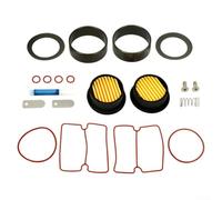 Kit completo cilindro compressore d'aria silenzioso da 1100 W con guarnizione in gomma per anelli e piastre valvole