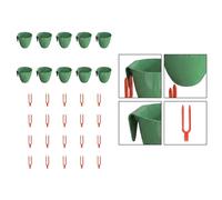Kit Completo Coltivazione per radice di Fragola 10 Tazze e 20 Forchette per