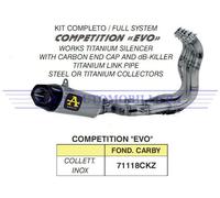 Kit completo COMPETITION con fondello carby BMW S 1000 RR Anni: 2009 2010 2011