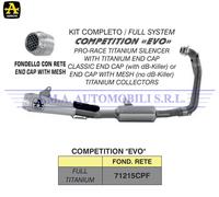 71215CPF - Scarico Completo Arrow Competition EVO Titanio Aprilia RS 660 (20-21)