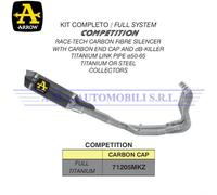Arrow Kit completo Competition Full Titanium con silenziatore carb. BMW S 1000 RR 2019