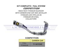 Kit completo COMPETITION Full Titanium Kawasaki ZX-10RR Anni 2017 2018 2019