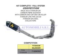 Kit completo COMPETITION FULL TITANIUM Kawasaki ZX-6R 2013 2014 2015 2016