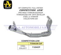 Kit Completo Arrow Comp Low Ti PRace Coll Acc Tita F BMW S 1000 RR 2019 > 2023